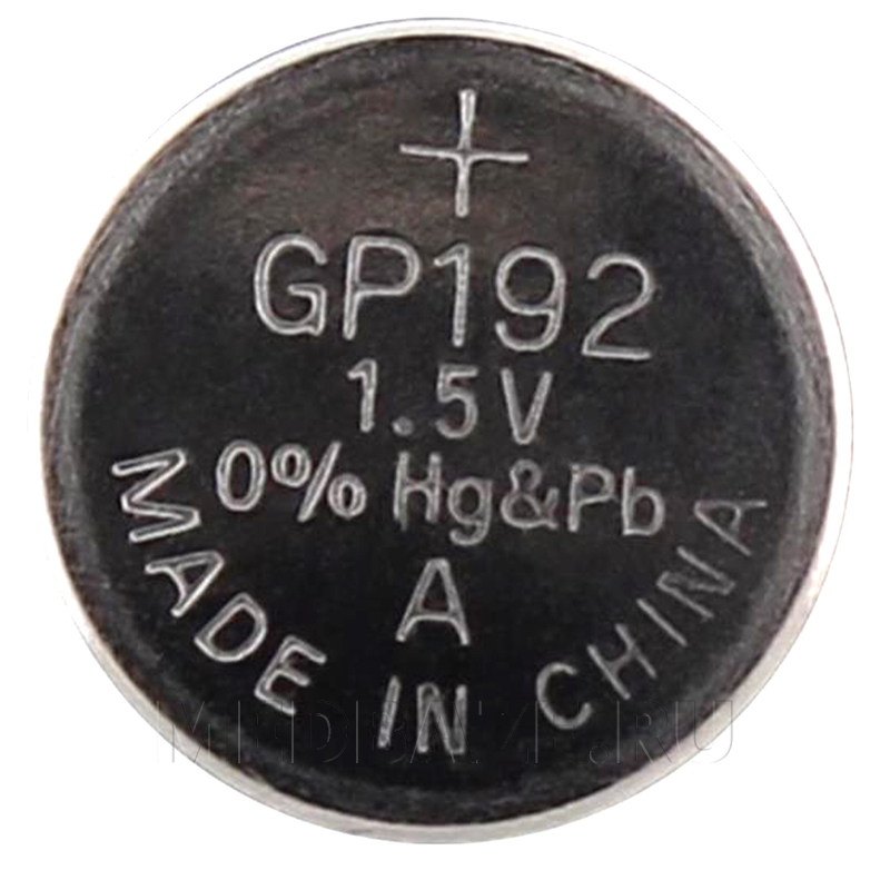 Батарейка для часов GP 192-ВС10 (LR41) (573366), 10 шт/уп