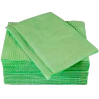 Нагрудники стоматологические ламинированные, 45*33 см, зеленый, Euronda Monoart, 500 шт/уп