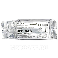 Бумага для УЗИ SONY UPP-84S, 84 мм*13.5 м матовая, оригинальная, 13.5 м/рул