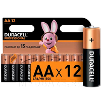 Батарейка АА LR6 Duracell, блистер (725028), 12 шт/уп