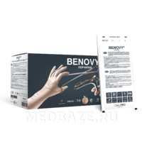 Перчатки Benovy Pro, размер 7.0 акушерские, 400 мм, бежевые (BSG1NT1552P84)